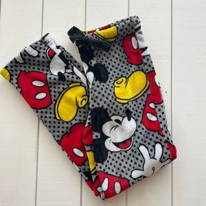 Disney Mickey Mouse Fuzzy Pj Pants
